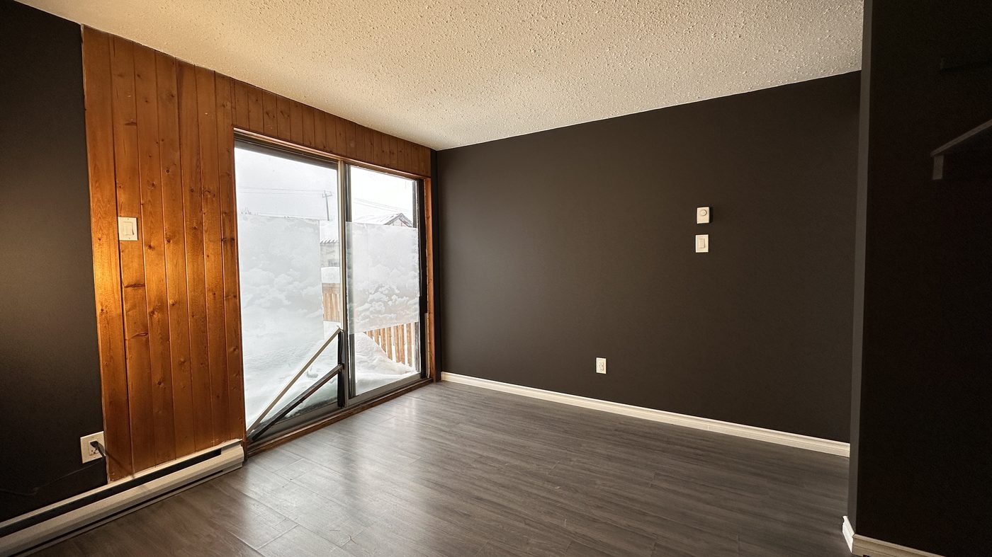 Interior painting after - walls repainted over graffiti