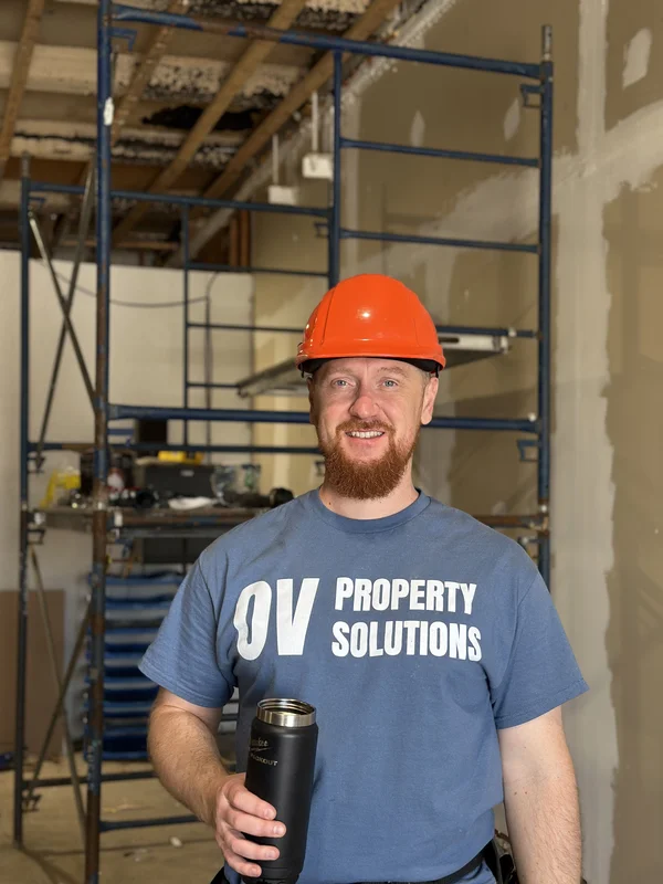 Oleg Valchenko, owner of OV Property Solutions, on a job site in Timmins
