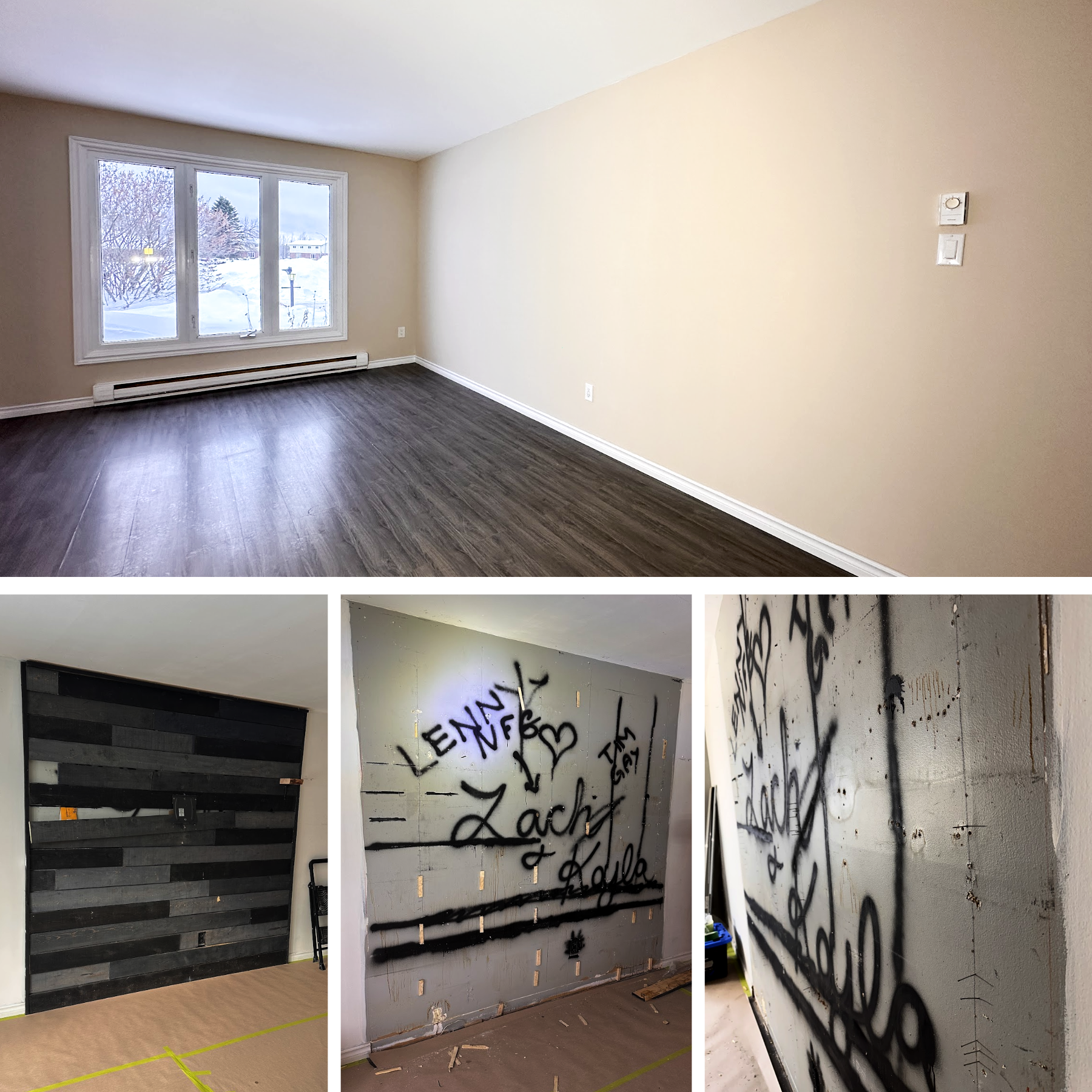 Before and after untitled-31 - interior-painting project in Timmins ON - OV Property Solutions